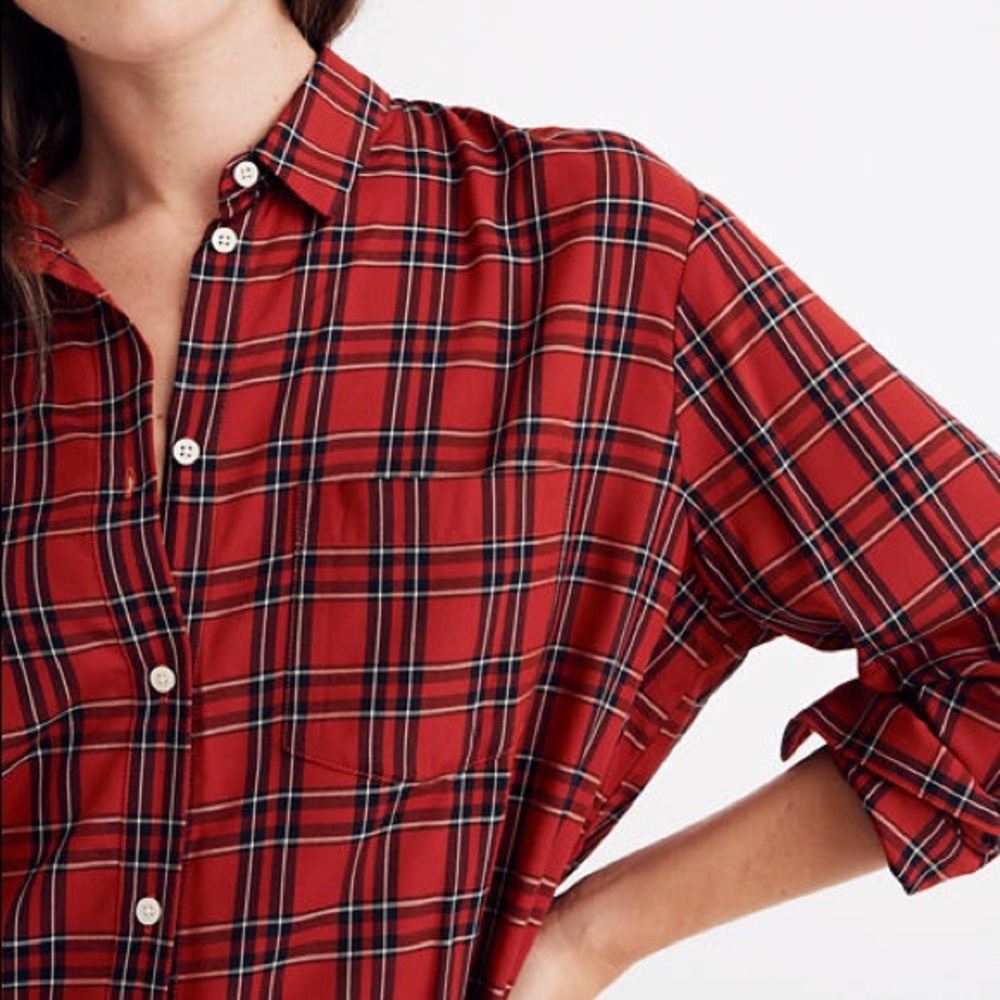 Madewell Oversized Ex-Boyfriend Shirt size S